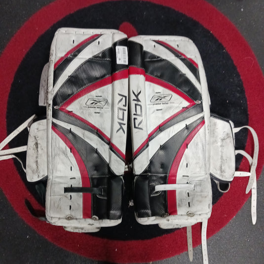 Reebok Premier Series Intermediate 29 74cm Used Goalie Pads ELEVATESPORTING