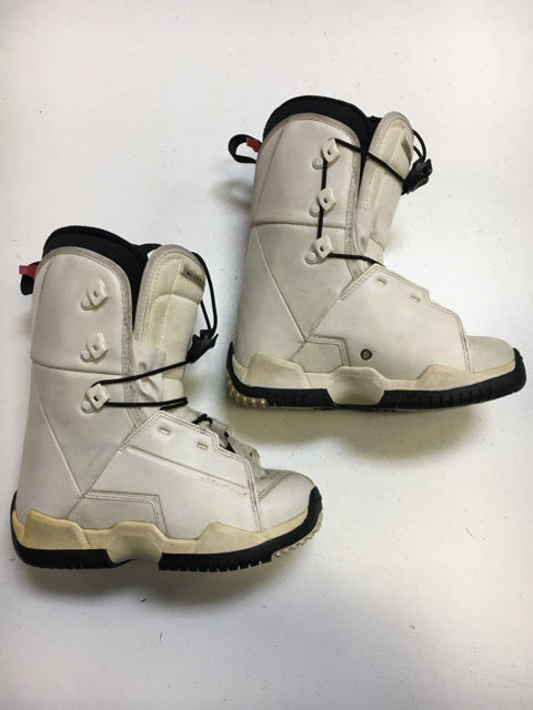 Load image into Gallery viewer, Salomon Self F20 Fusion White Womens Size Specific 4 Used Snowboard Boots
