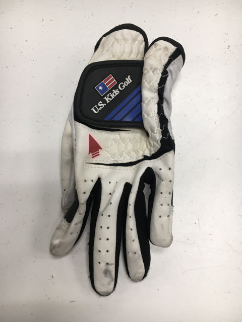 Used U.S. Kids Golf White Youth Golf Glove