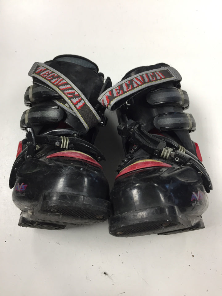 Load image into Gallery viewer, Tecnica TNT Carbon Tech Black/Red/Blue Size 267 mm Used Downhill Ski Boots
