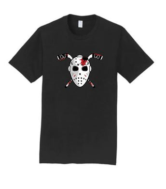 Cotton/Polyester Black Sr. New Slashers Tshirt