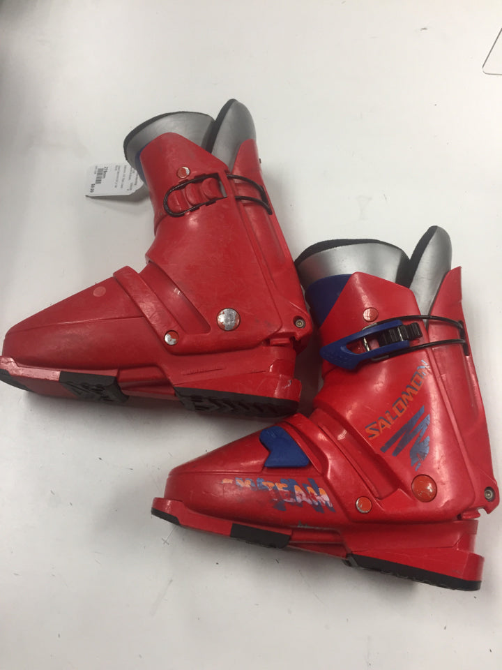 Load image into Gallery viewer, Salomon SX Red Size 278mm Used Downhill Ski Boots
