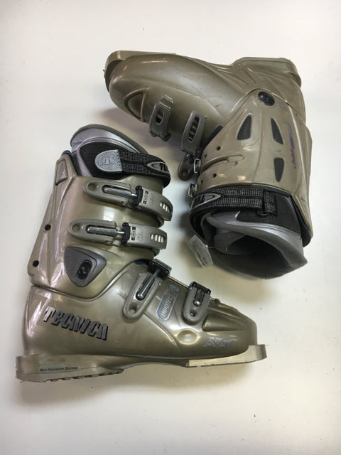 Load image into Gallery viewer, Tecnica Innotec TI 6.1 Beige Size 6.5 Used Downhill Ski Boots
