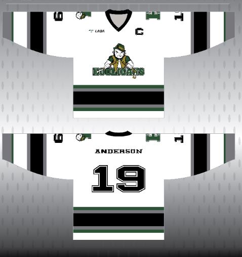 Load image into Gallery viewer, Hooligans White New Hockey Jersey
