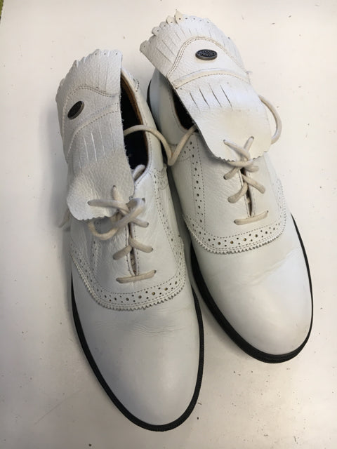 Load image into Gallery viewer, Used Callaway White Mens Size Specific 8 Golf Shoes
