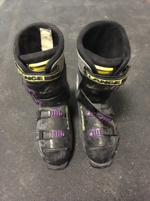 Lange XR7 Black /Purple Used Downhill Ski Boots