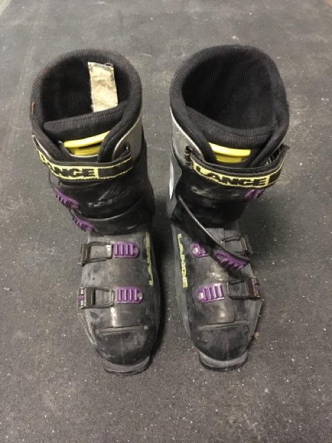 Load image into Gallery viewer, Lange XR7 Black /Purple Used Downhill Ski Boots
