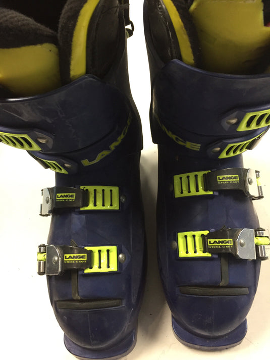 Lange X Zero Blue Size 291mm Used Downhill Ski Boots