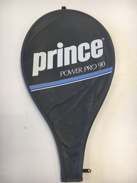 Load image into Gallery viewer, Prince Power Pro 90 Gray/Blue Size Dimensions 20&quot; Used Tennis Racquet Head Cover
