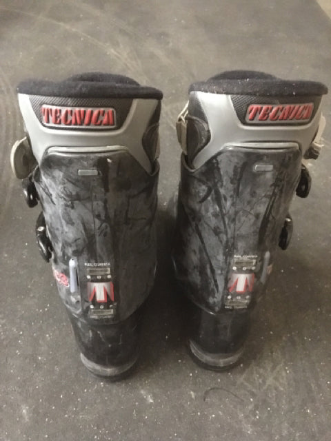 Load image into Gallery viewer, Tecnica TC3 Black Size 310mm Used Downhill Ski Boots
