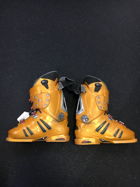 Load image into Gallery viewer, Technica Icon Orange Size 8.5 Used Downhill Ski Boots
