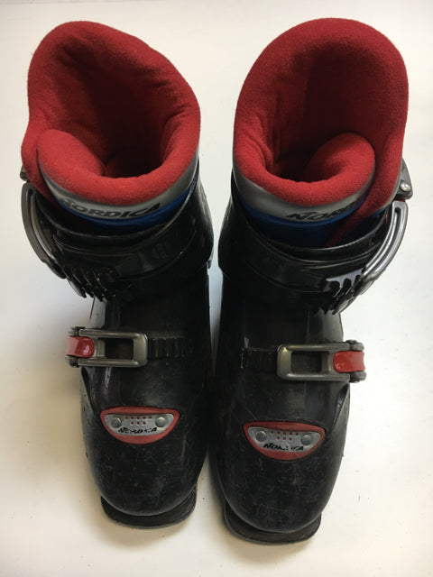 Used Nordica Super 0.3 Black/Red/Blue Size 23.5 Downhill Ski Boots