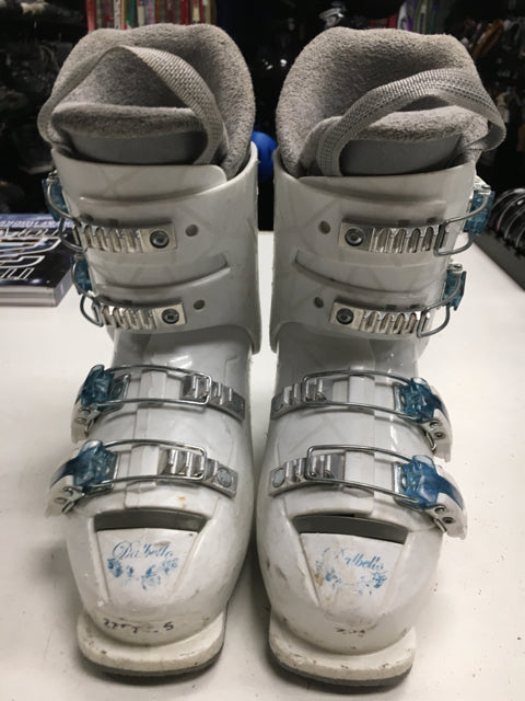 Dalbello Lilly White Size 22 Used Downhill Ski Boots
