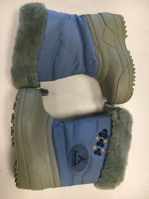 Load image into Gallery viewer, Used kamik Canada Blue/Green Kids Size Specific 8 Boots
