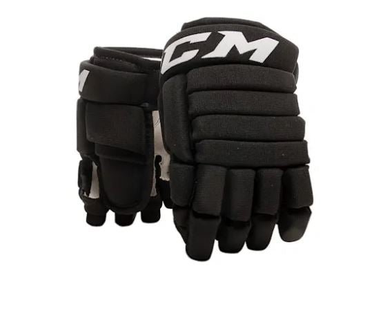 CCM 4r2 Black/Black New Size 9" Hockey Gloves