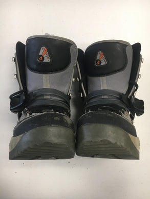 Used Rossignol Emery Hawk Black/Grey Mens Size 8 Step-in Snowboard Boots