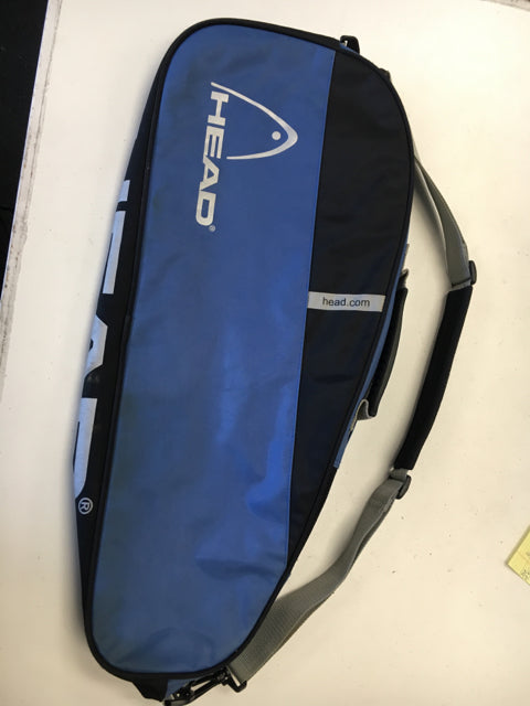 Load image into Gallery viewer, Head Blue/Silver Size Dimensions 29&quot; Used Tennis Racquet Bag
