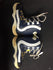 Used Thinsulate Function Blue/Yellow/White Mens Size 6 Snowboard Boots