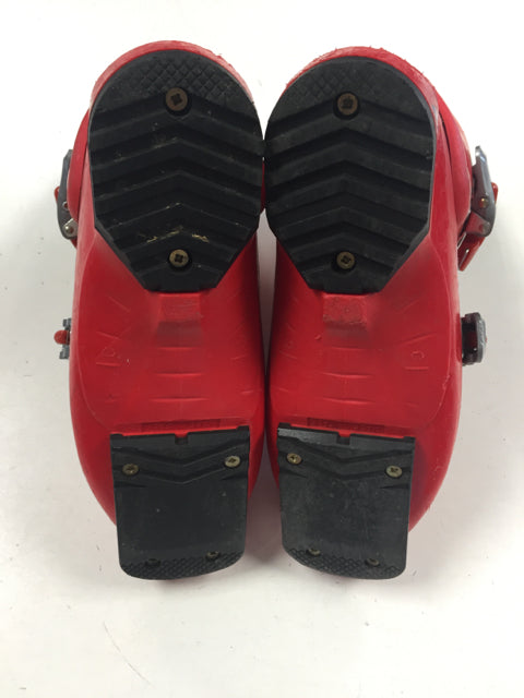 Load image into Gallery viewer, Salomon Performa T2 Red Size 247mm Used Downhill Ski Boots
