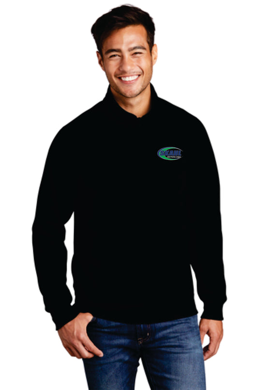 Port & Company 1/4 Zip Black SKAHL Sweatshirt