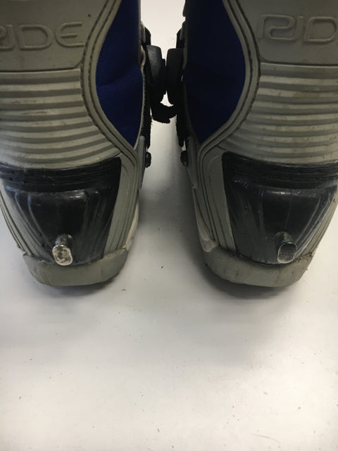 Used Ride Step In Gray/Blue Womens Size 7 Step-In Snowboard Boots