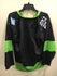 Used Sno-King Offensive Skills Camp Black/Green Youth Hockey Player Jersey