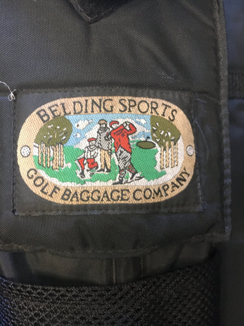 Used Belding Sports Bushwhacker Black Golf Cart Bag