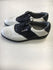Reebok Metal Spikes White/Navy Size Specific 9 Used Golf Shoes
