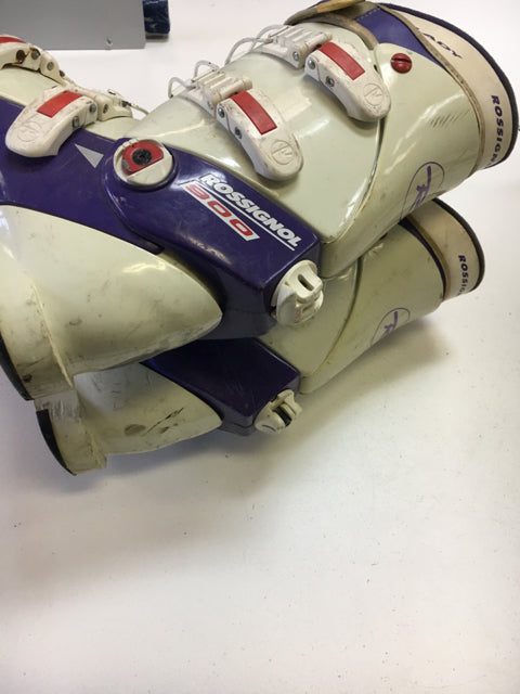 Load image into Gallery viewer, Rossignol 900 White Size 26.5 Used Downhill Ski Boots
