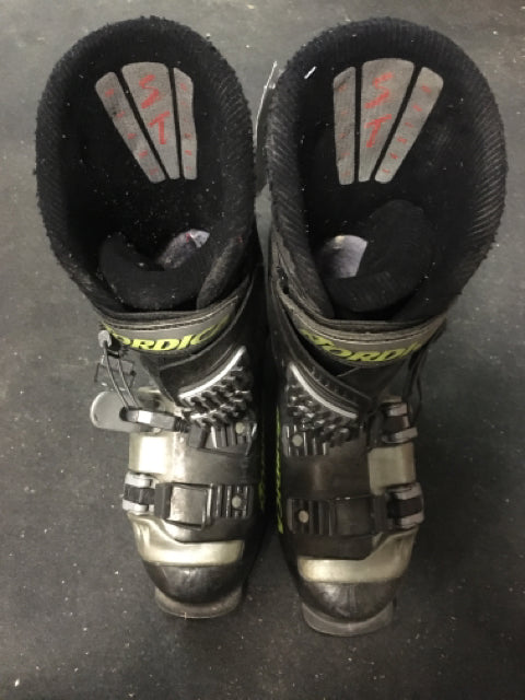 Load image into Gallery viewer, Nordica Grand Prix Black Size 255mm Used Downhill Ski Boots
