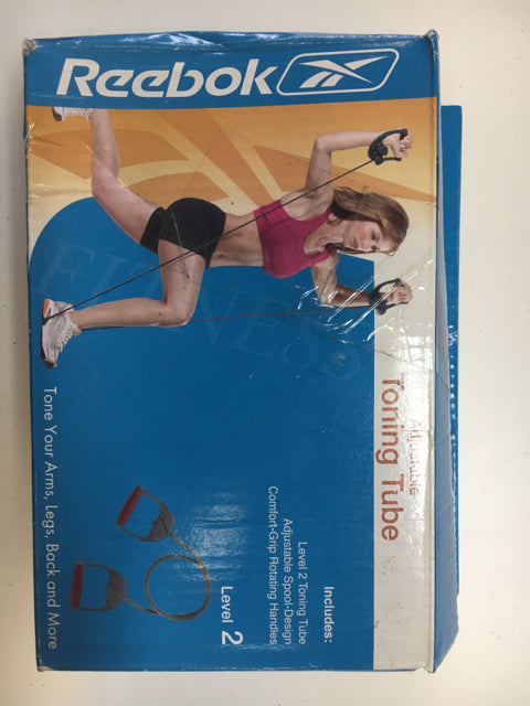 Load image into Gallery viewer, Used Reebok Black/Red Adjustable resistance band
