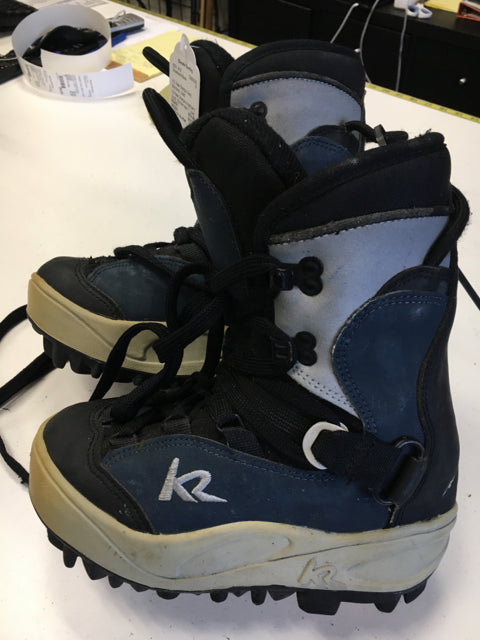 Load image into Gallery viewer, K2 New Sherpa Navy Womens Size 7 Used Snowboard Boots
