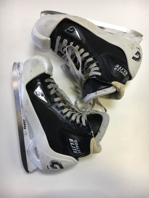 Load image into Gallery viewer, Used Graf Goaler Elite Sr Skate Size 8 Hockey Goalie Skates
