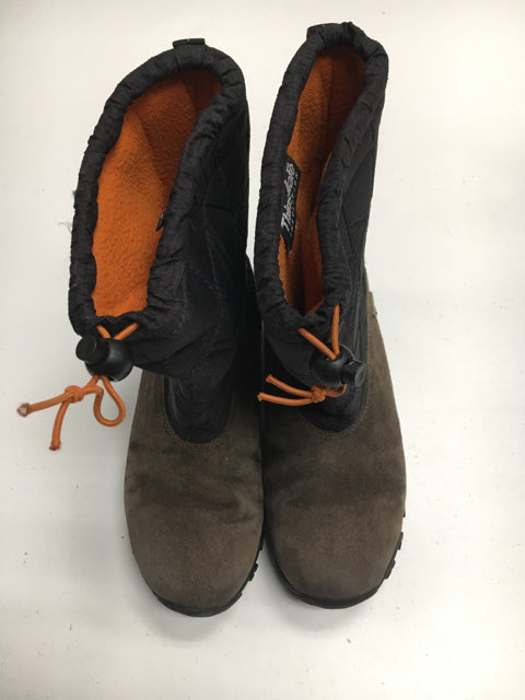 Load image into Gallery viewer, Used Merrell Brown/Black JR Size 4 Winter Boots
