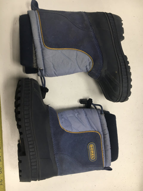 Load image into Gallery viewer, Sorel tascko Blue/Yellow JR Size Specific 11 Used Boots
