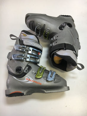 Salomon Evolution2 8.0 Grey Size 23.5 Used Downhill Ski Boots