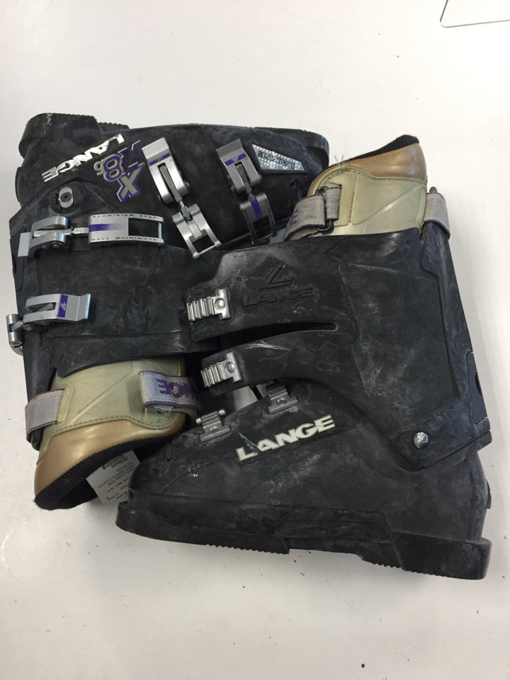 Lange XR8 Black Size 305mm Used Downhill Ski Boots