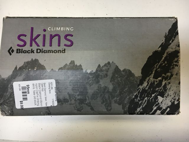 Load image into Gallery viewer, Black Diamond Silver Length 95mm New Open box Climbing Skins
