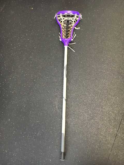 Load image into Gallery viewer, Used STX 7075 Purple/Silver 43&quot; Girl&#39;s Lacrosse Stick
