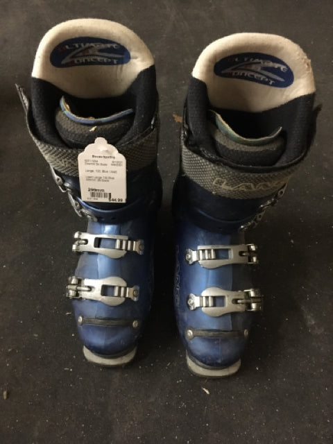 Lange 130 Blue Size 299mm Used Downhill Ski Boots