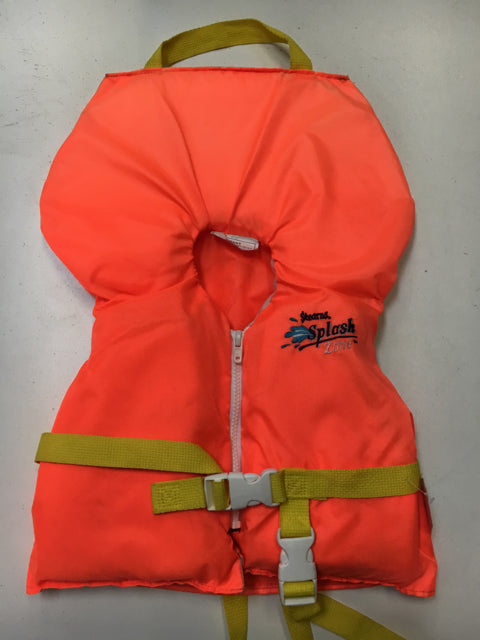 Load image into Gallery viewer, Used Stearns Orange Infant Life Vest
