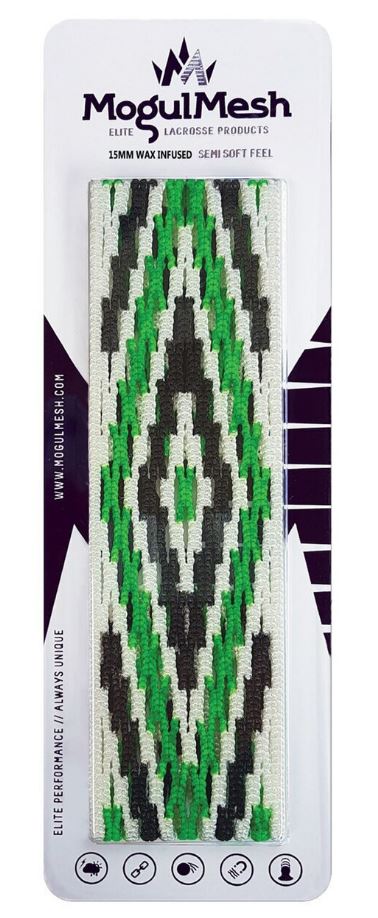 Mogul Mesh 15mm Semi Soft Assorted New Lacrosse Mesh