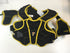 Tron Black/Yellow JR Small Used Lacrosse Shoulder Pads