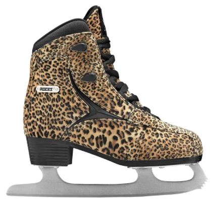 Roces Pardus Animal Print Ladies Size 6.5 New Figure Skates