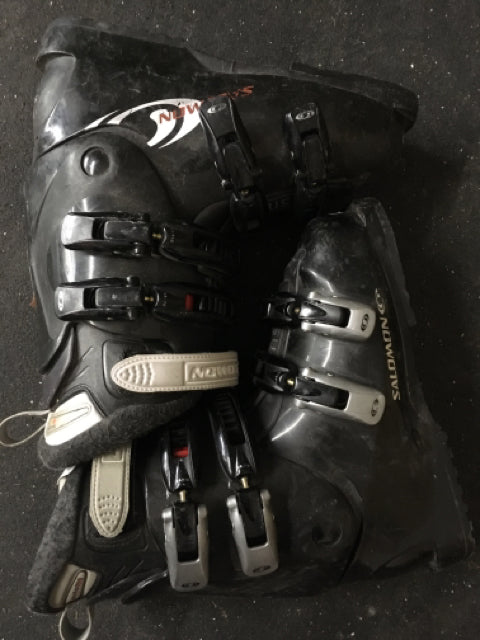 pair of salomon sensifit ski boots Salomon Sensifit Black Size 286 mm Used Downhill Ski Boots – ELEVATESPORTING
