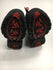 Used North Face HOT Black/Red Kids Size 13 Winter Boots