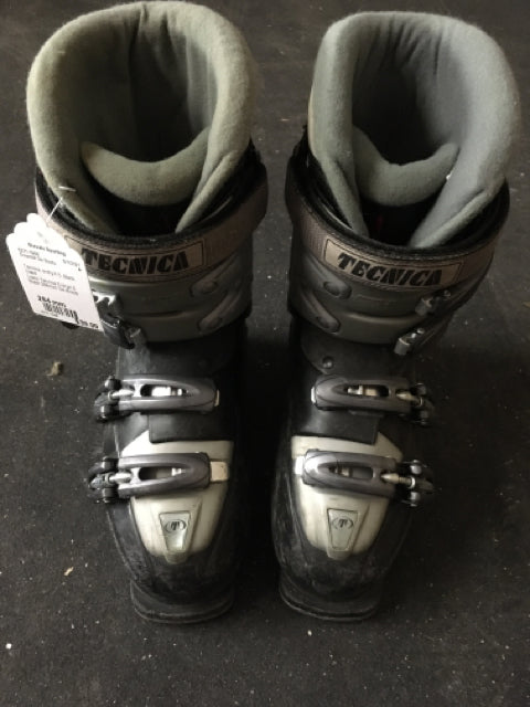 Load image into Gallery viewer, Tecnica entryX 5 Black Size 284 mm Used Downhill Ski Boots
