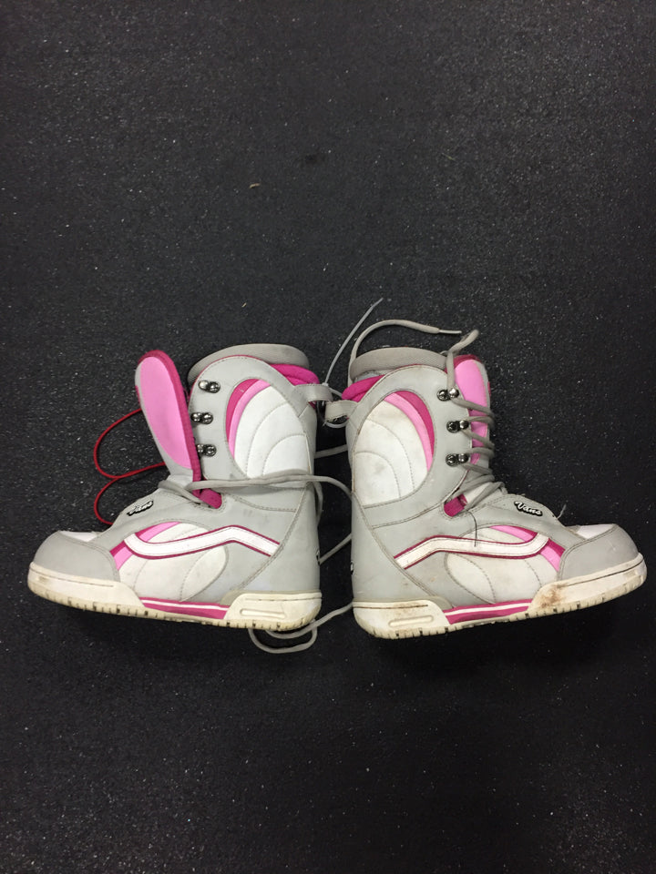 Load image into Gallery viewer, Vans Pink Womens Size Specific 7 Used Snowboard Boots
