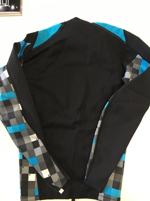 Hurley Used Black/Blue/Gray Sr Size Specific XS Wetshirt