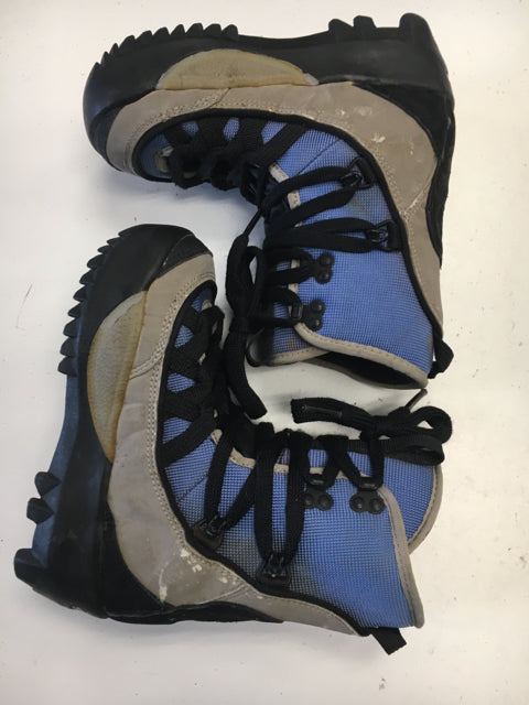 Load image into Gallery viewer, Used Shimano Clicker Blue/Black/Grey Mens Size 1 Snowboard Boots
